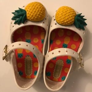 Mini Melissa pineapple shoes